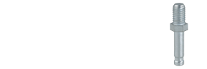 Tige filetée pour roulettes meubles