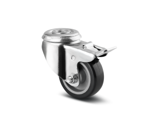 Roulette 50mm avec frein pour meubles