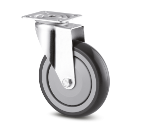 Roulette pivotante 100mm avec platine