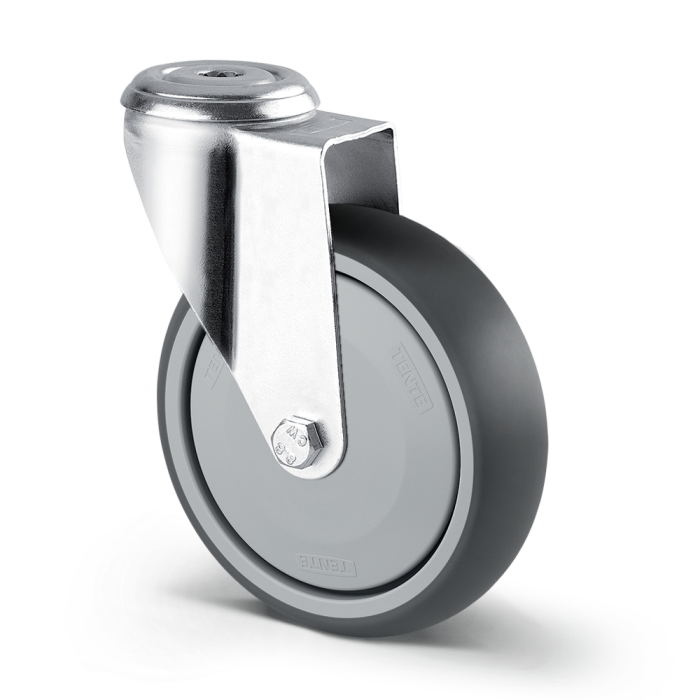 Roulette pivotante pour desserte