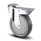 Roulette 125mm pour chariot informatique