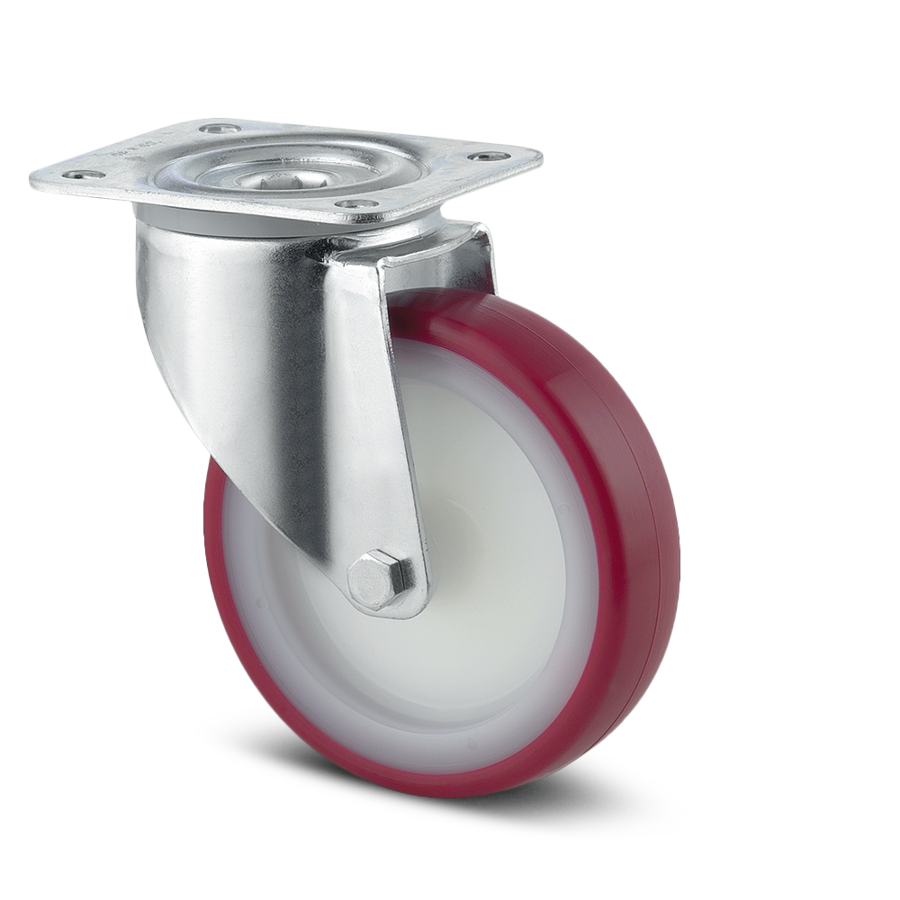 Lot De 4 Roulettes Pivotantes En Polyuréthane 50 Mm - Charge Max 150 Kg - Idéal Pour Meubles, Appareils Et équipements