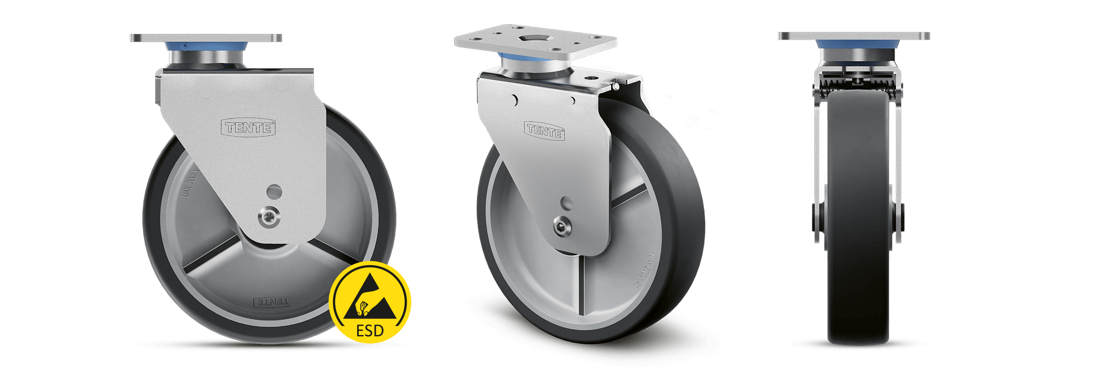 Roue en polyuréthane QSC de TENTE