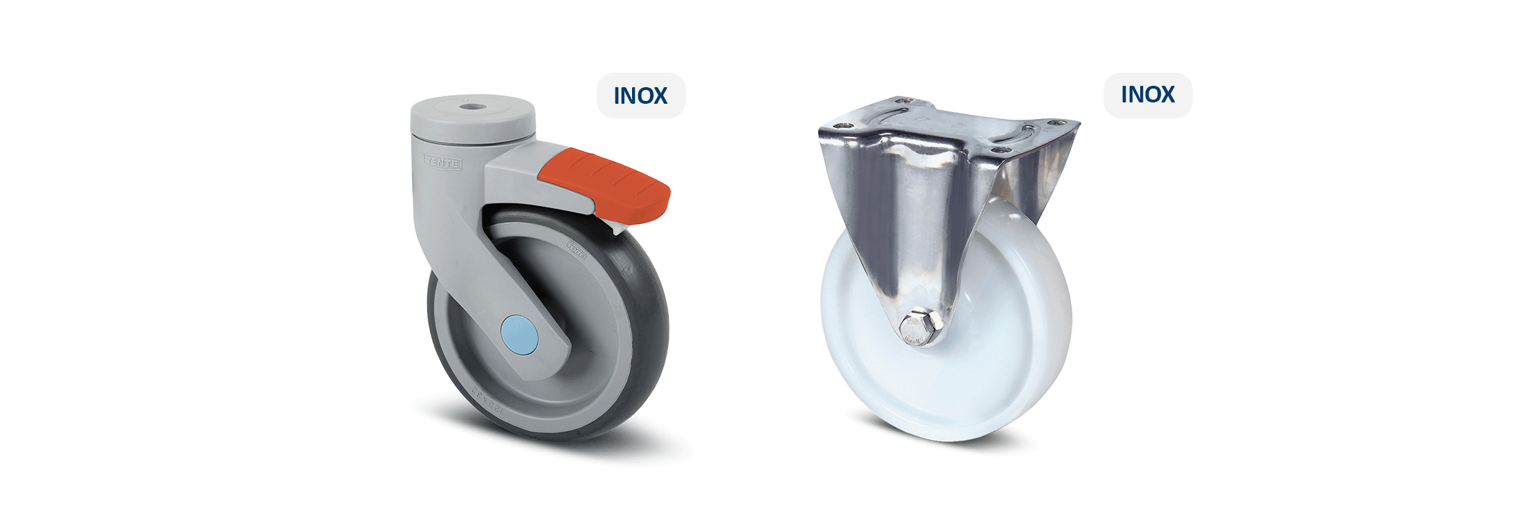 Roulettes inox TENTE